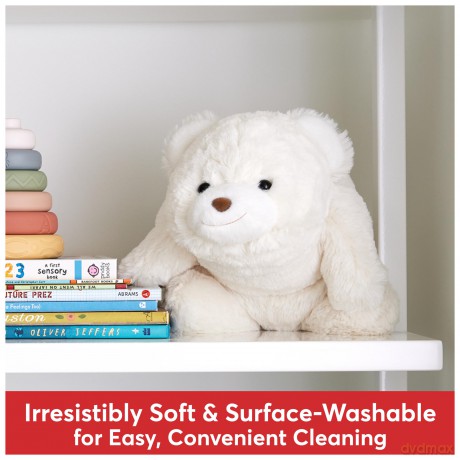 GUND Original Snuffles Teddy Bear, Premium Stuffed Animal for Ages 1 and Up, White, 10".