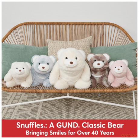 GUND Original Snuffles Teddy Bear, Premium Stuffed Animal for Ages 1 and Up, White, 10".