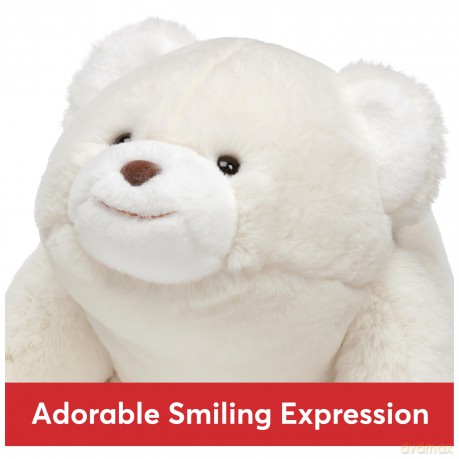 GUND Original Snuffles Teddy Bear, Premium Stuffed Animal for Ages 1 and Up, White, 10".