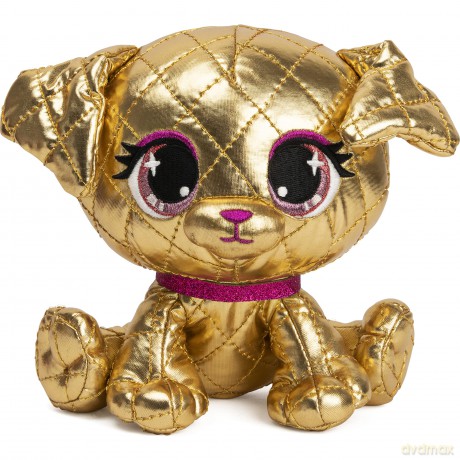 GUND P.Lushes Designer Fashion Pets Limited-Edition Goldie La'Pooch Puppy Premium Stuffed Animal, Gold and Pink, 15.2cm