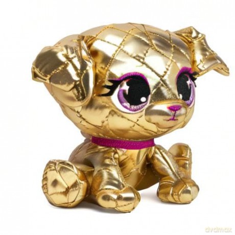 GUND P.Lushes Designer Fashion Pets Limited-Edition Goldie La'Pooch Puppy Premium Stuffed Animal, Gold and Pink, 15.2cm