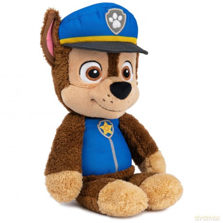 GUND PAW Patrol Official Chase Take-Along Buddy Plush Toy, Premium Stuffed Animal for Ages 1 and Up, Blue/Brown, 33.02cm