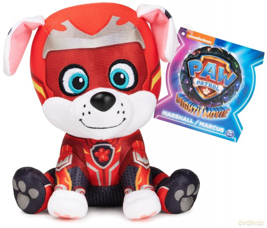 GUND PAW Patrol: The Mighty Movie Marshall Stuffed Animal, Plush Toy for Ages 1 and Up, 15.24cm