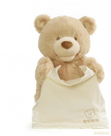 GUND Peek-A-Boo Teddy Bear Plush, Animated Stuffed Animal for Babies and Newborns, 11.5", Italian