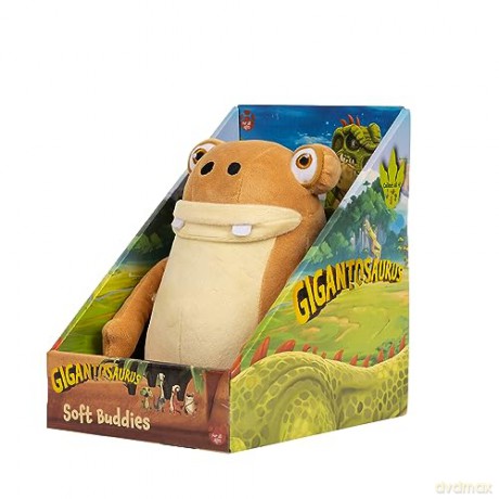 Gigantosaurus 10 Inch Dinosaur Soft Action Plush Toy, Mazu, Accurate Representation of Character from Hit TV Series, Huggable Size and Soft Texture, Ideal as Travel Companion and Bedtime