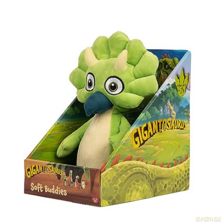 Gigantosaurus 10 Inch Dinosaur Soft Action Plush Toy, Tiny, Accurate Representation of Character from Hit TV Series, Huggable Size and Soft Texture, Ideal as Travel Companion and Bedtime