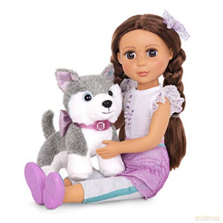 Glitter Girls GG57143Z Plush Husky Pet, Alaska