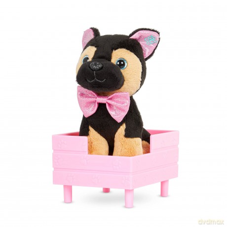 Glitter Girls GG57191Z Jax - 6 Dog Plush German Shepherd Stuffed Animal - Poseable Legs - 14-inch Doll Accessories for Kids, Ages 3 and Up