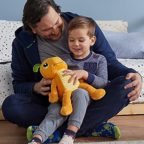 Glo Friends Playskool Wigglebug Wiggle, Hop, Stop! - Interactive Soft Plush with 4 Modes - Games, Stories, Free Play, and Bedtime - SEL Toy - Ages 2+