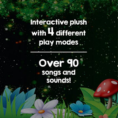 Glo Friends Playskool Wigglebug Wiggle, Hop, Stop! - Interactive Soft Plush with 4 Modes - Games, Stories, Free Play, and Bedtime - SEL Toy - Ages 2+