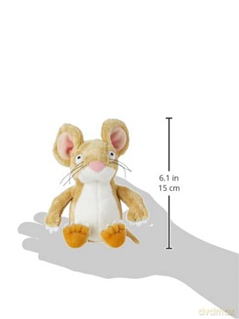 Gruffalo Mouse 7 inch, White/Brown