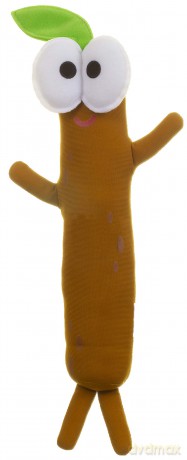 Hey Duggee Singing Sticky Stick Stick Soft Toy, Brown
