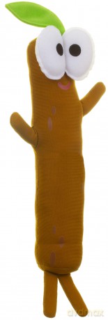 Hey Duggee Singing Sticky Stick Stick Soft Toy, Brown