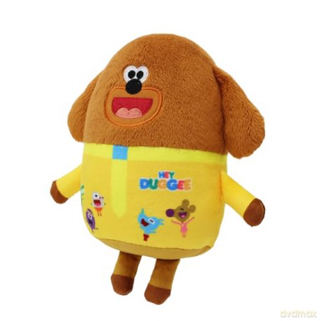 Hey Duggee Toy, Teddy Bear with all his Squirrel Club friends printed on, Brown