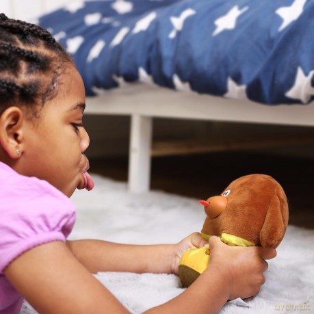Hey Duggee Toys, Silly Sounds Duggee Teddy Bear, Brown
