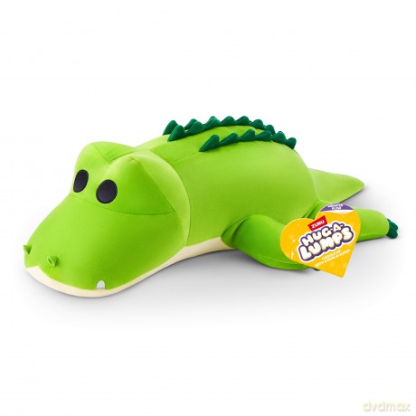 Hug-A-Lumps Crocodile (Rocko), Weighted Plush, Medium (35 cm), 1.5 kg, Brown Box, (Crocodile)