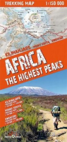 Africa the Highest Peaks 1:150 000 trekking map [KSIĄŻKA]