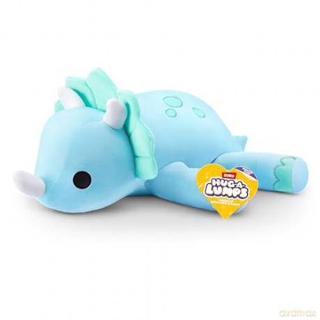 Hug-A-Lumps Dino (Delilah), Weighted Plush, Medium (35 cm), 1.5 kg, Brown Box, (Dino)