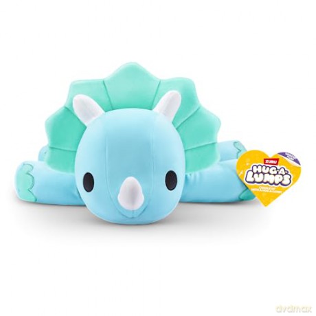 Hug-A-Lumps Dino (Delilah), Weighted Plush, Medium (35 cm), 1.5 kg, Brown Box, (Dino)