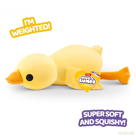 Hug-A-Lumps Duck (Bailey), Weighted Plush, Medium (35 cm), 1.5 kg, Brown Box, (Duck)