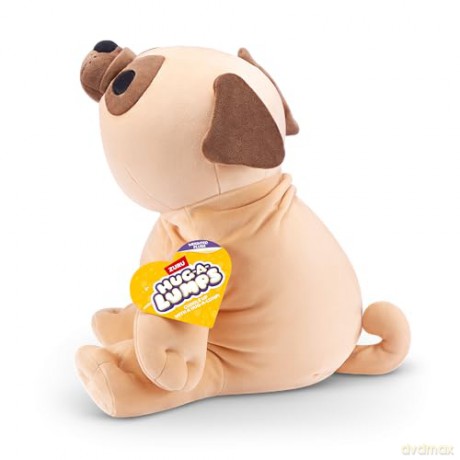 Hug-A-Lumps Pug (Olly), Weighted Plush, Medium (35 cm), 1.5 kg, Brown Box, (Pug)