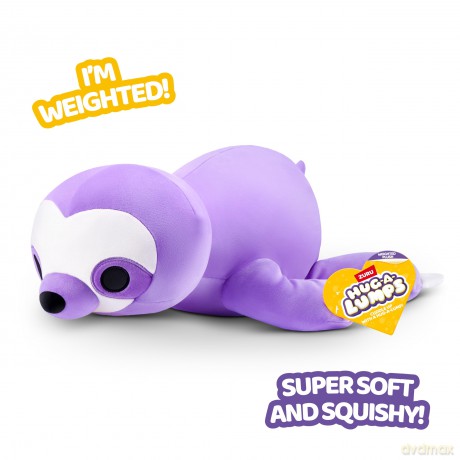 Hug-A-Lumps Sloth (Sydney), Weighted Plush, Medium (35 cm), 1.5 kg, Brown Box, (Sloth)