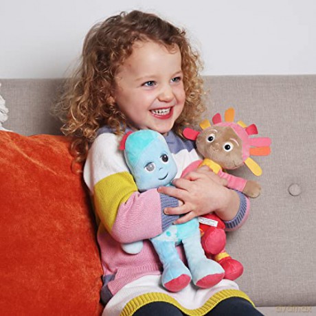 In the Night Garden Cuddly Soft Toy CBeebies Iggle Piggle Softie 30cm for Babies Toddlers 0-3 Suitable from Birth Colourful Comforting Cuddly Toy, Blue