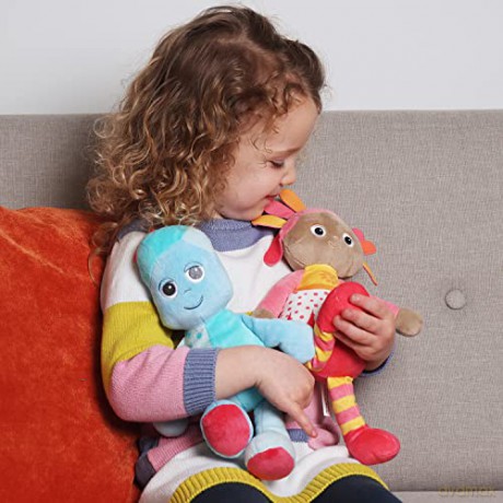 In the Night Garden Cuddly Soft Toy CBeebies Iggle Piggle Softie 30cm for Babies Toddlers 0-3 Suitable from Birth Colourful Comforting Cuddly Toy, Blue