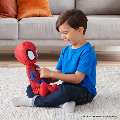 Jazwares GMBH A2302725 Spidey Plush Toy, Multi-Coloured