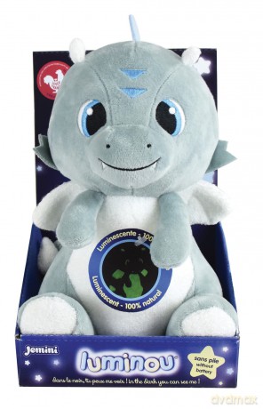 Jemini 040741 LE Pluszak Leon The Dragon LUMINOU Soft Toy +/-21 cm