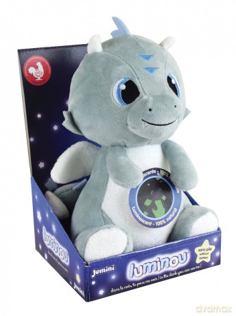 Jemini 040741 LE Pluszak Leon The Dragon LUMINOU Soft Toy +/-21 cm