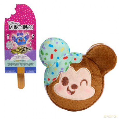 Just Play Disney Munchlings Light-Up Scented Collectible Plush, Kids Toys for Ages 0