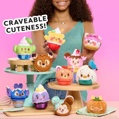 Just Play Disney Munchlings Light-Up Scented Collectible Plush, Kids Toys for Ages 0