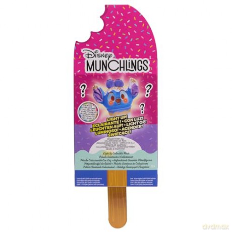 Just Play Disney Munchlings Light-Up Scented Collectible Plush, Kids Toys for Ages 0