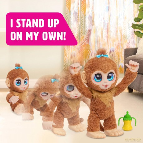 Just Play furReal Peanut the Playful Monkey Interactive Toy, Kids Toys for Ages 4 Up