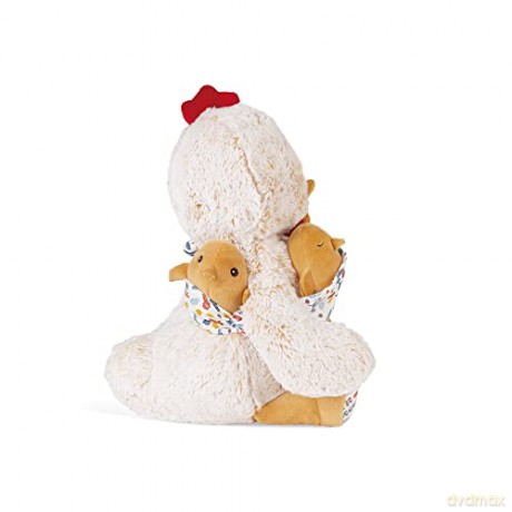 KALOO - Linoo K971001 Plush Toy Dad Rooster Paul and His Baby 35 cm from Birth