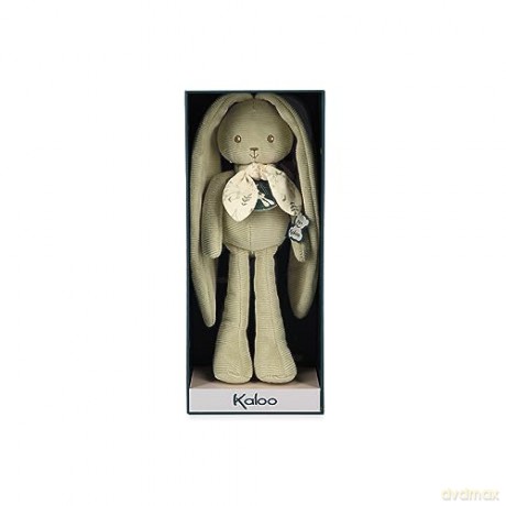 Kaloo - Lapinoo - Green Rabbit Doll - Baby's Small Corduroy Plush - 25 cm - Ultra-Soft Material - Gift Box - 0 Months +, K218014