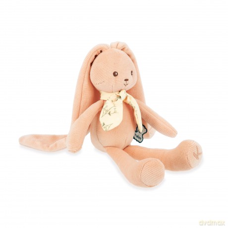 Kaloo - Lapinoo - Peach Rabbit Doll - Baby's Small Corduroy Plush - 25 cm - Ultra-Soft Material - Gift Box - 0 Months +, K218015