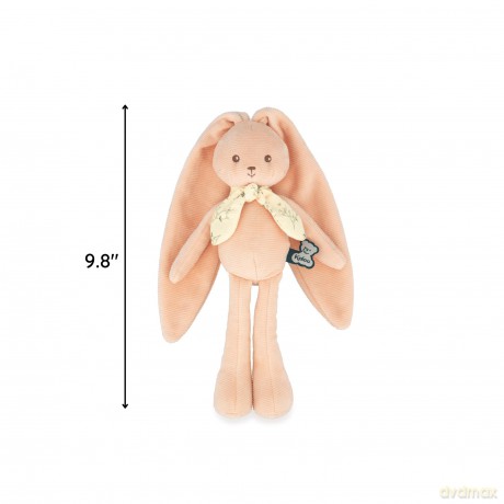 Kaloo - Lapinoo - Peach Rabbit Doll - Baby's Small Corduroy Plush - 25 cm - Ultra-Soft Material - Gift Box - 0 Months +, K218015