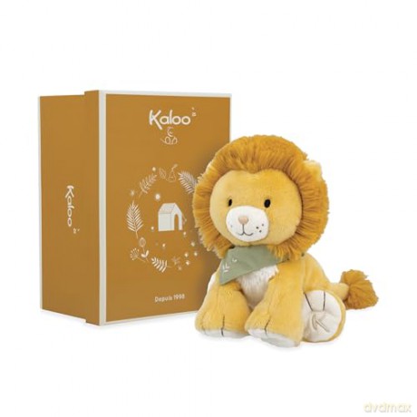 Kaloo - Les Amis - Babies' Nougat The Lion Plush - 17 cm - Ultra-Soft Material - Gift Box - 0 Months +, K224000