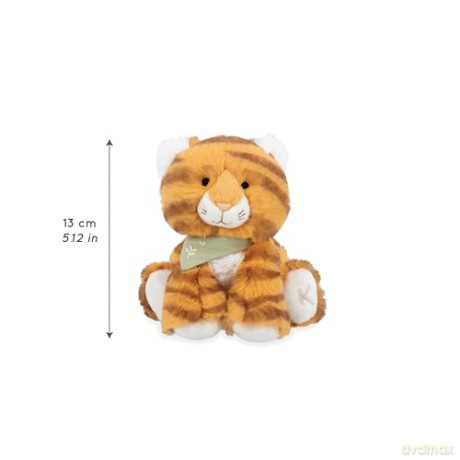 Kaloo - Les Amis - Babies' Papaye The Tiger Plush - 13 cm - Ultra-Soft Material - Gift Box - 0 Months +, K224004