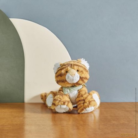 Kaloo - Les Amis - Babies' Papaye The Tiger Plush - 17 cm - Ultra-Soft Material - Gift Box - 0 Months +, K224003