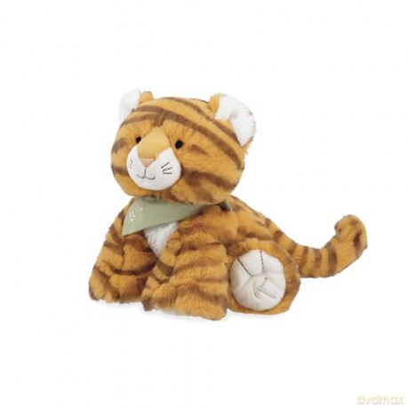 Kaloo - Les Amis - Babies' Papaye The Tiger Plush - 17 cm - Ultra-Soft Material - Gift Box - 0 Months +, K224003