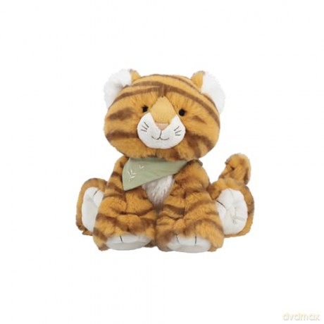 Kaloo - Les Amis - Babies' Papaye The Tiger Plush - 17 cm - Ultra-Soft Material - Gift Box - 0 Months +, K224003