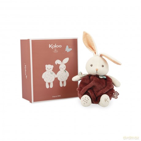 Kaloo - Plume - Bubble of Love Cinnamon Rabbit - 23 cm Ultra-Soft Rabbit Plush - Small Soft Toy for Babies - Develops Sense of Touch - Pretty Customisable Gift Box - 0 Months +, K214002