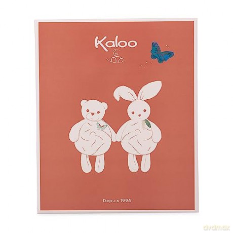 Kaloo - Plume - Bubble of Love Cinnamon Rabbit - 30 cm Ultra-Soft Rabbit Plush - Large Soft Toy for Babies - Develops Sense of Touch - Pretty Customisable Gift Box - 0 Months +, K214003