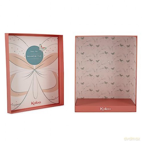 Kaloo - Plume - Bubble of Love Cinnamon Rabbit - 30 cm Ultra-Soft Rabbit Plush - Large Soft Toy for Babies - Develops Sense of Touch - Pretty Customisable Gift Box - 0 Months +, K214003
