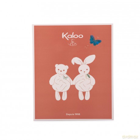 Kaloo - Plume - Bubble of Love Green Bear - 23 cm Cuddly Bear Plush - Small Soft Toy Teddy Bear for Babies - Develops Sense of Touch - Pretty Customisable Gift Box - 0 Months +, K214000