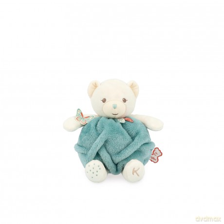 Kaloo - Plume - Bubble of Love Green Bear - 23 cm Cuddly Bear Plush - Small Soft Toy Teddy Bear for Babies - Develops Sense of Touch - Pretty Customisable Gift Box - 0 Months +, K214000