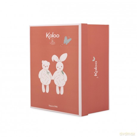 Kaloo - Plume - Bubble of Love Green Bear - 23 cm Cuddly Bear Plush - Small Soft Toy Teddy Bear for Babies - Develops Sense of Touch - Pretty Customisable Gift Box - 0 Months +, K214000